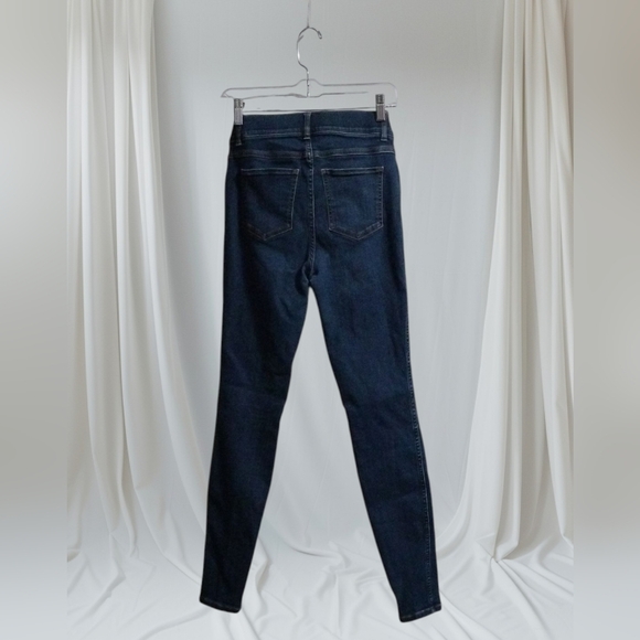 SPANX Blue Skinny Jeans Sleek Fit - Picture 3 of 4